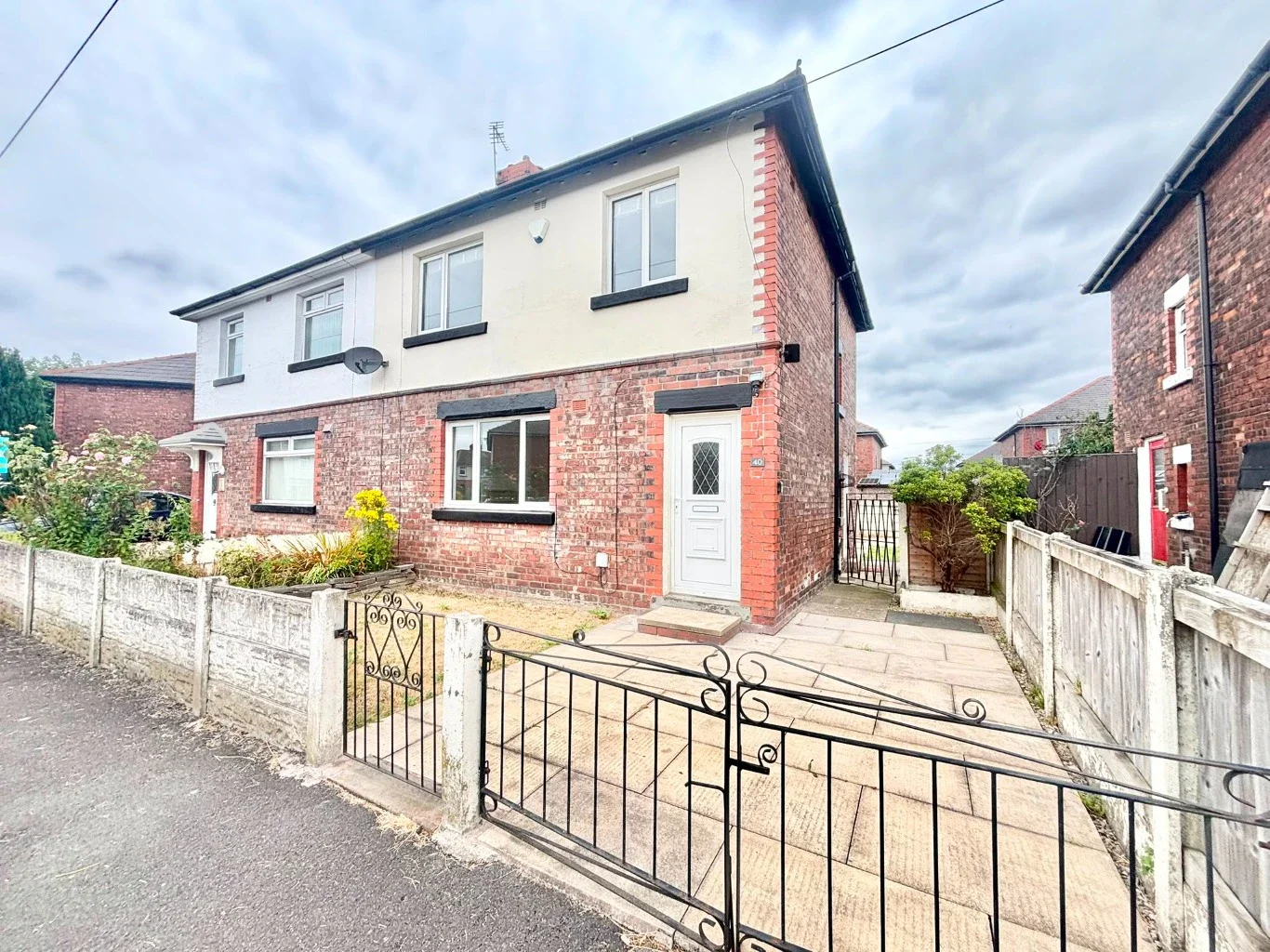 House Grange Road in Wigan