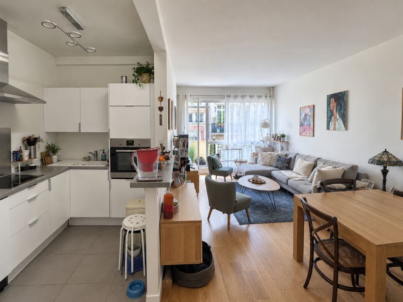 Flat Rue Leroux in Paris