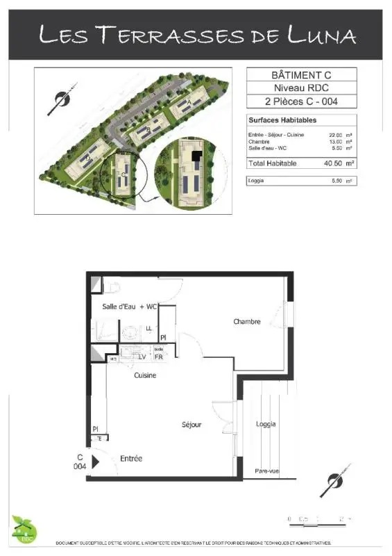 Flat Rue Jules Guesde in Cenon