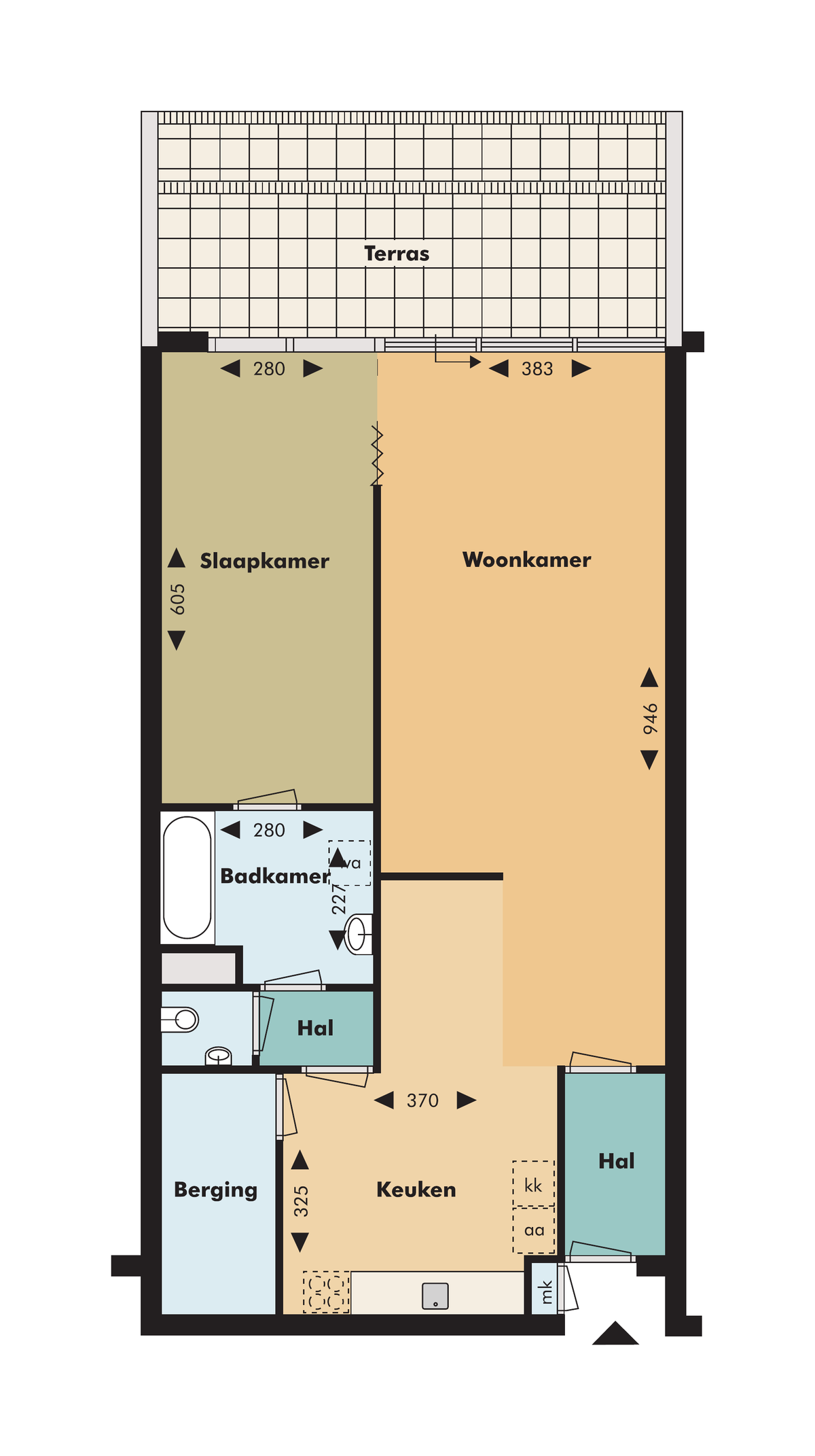 Appartement aan de Parkzicht in Leiden (2317 RD)