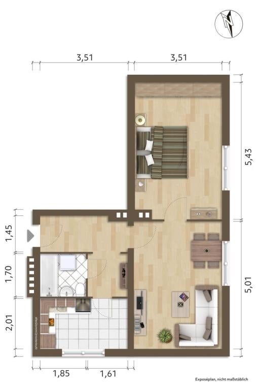 Wohnung Pestalozzistraße in Hoyerswerda
