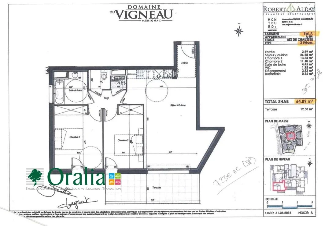 Flat Avenue Henri Vigneau in Mérignac