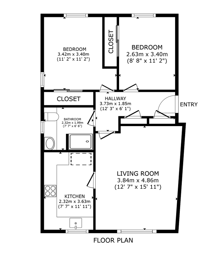 Flat Jedburgh Place in Perth