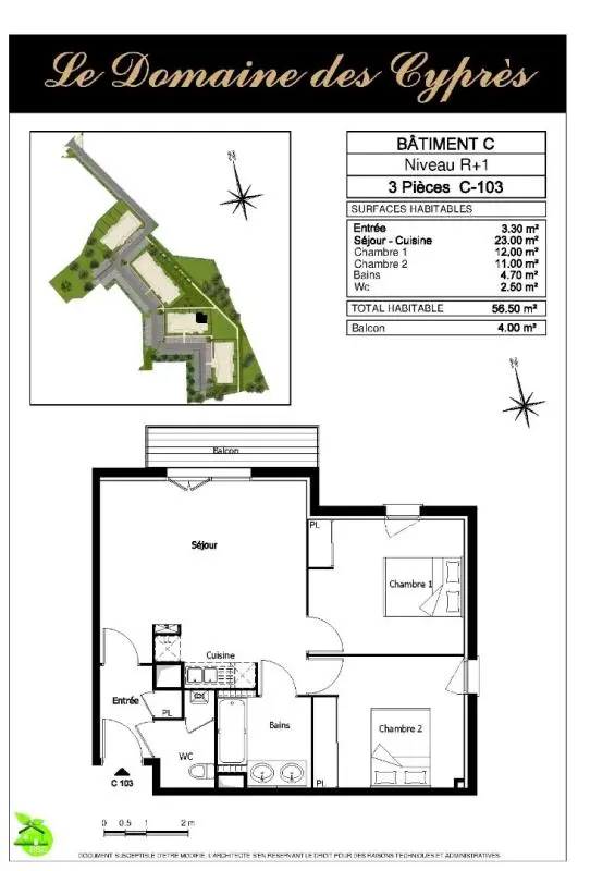 Flat Rue Gaston Defferre in Cenon