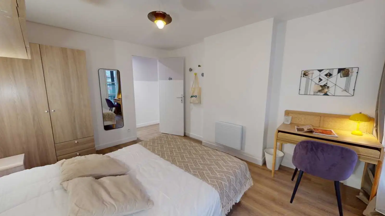Chambre Rue du Chalet à Paris