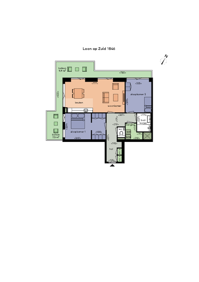 Appartement Laan op Zuid 1846 in Rotterdam