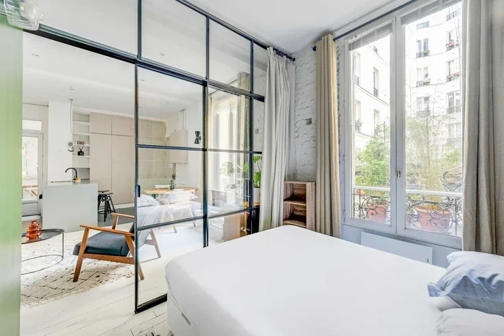 Flat Rue Custine in Paris