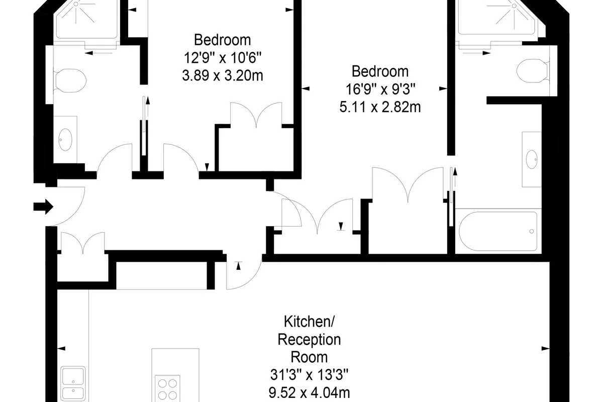 Flat Brompton Road in Greater London