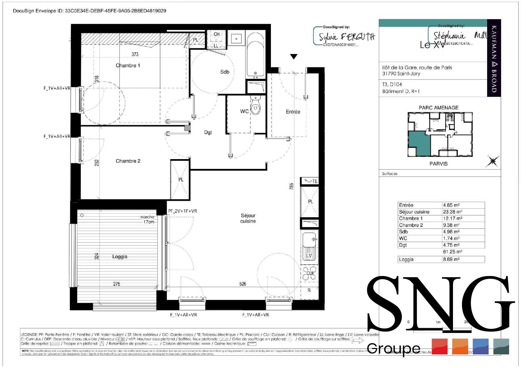 Flat Route de Saint-Caprais in Saint-Jory
