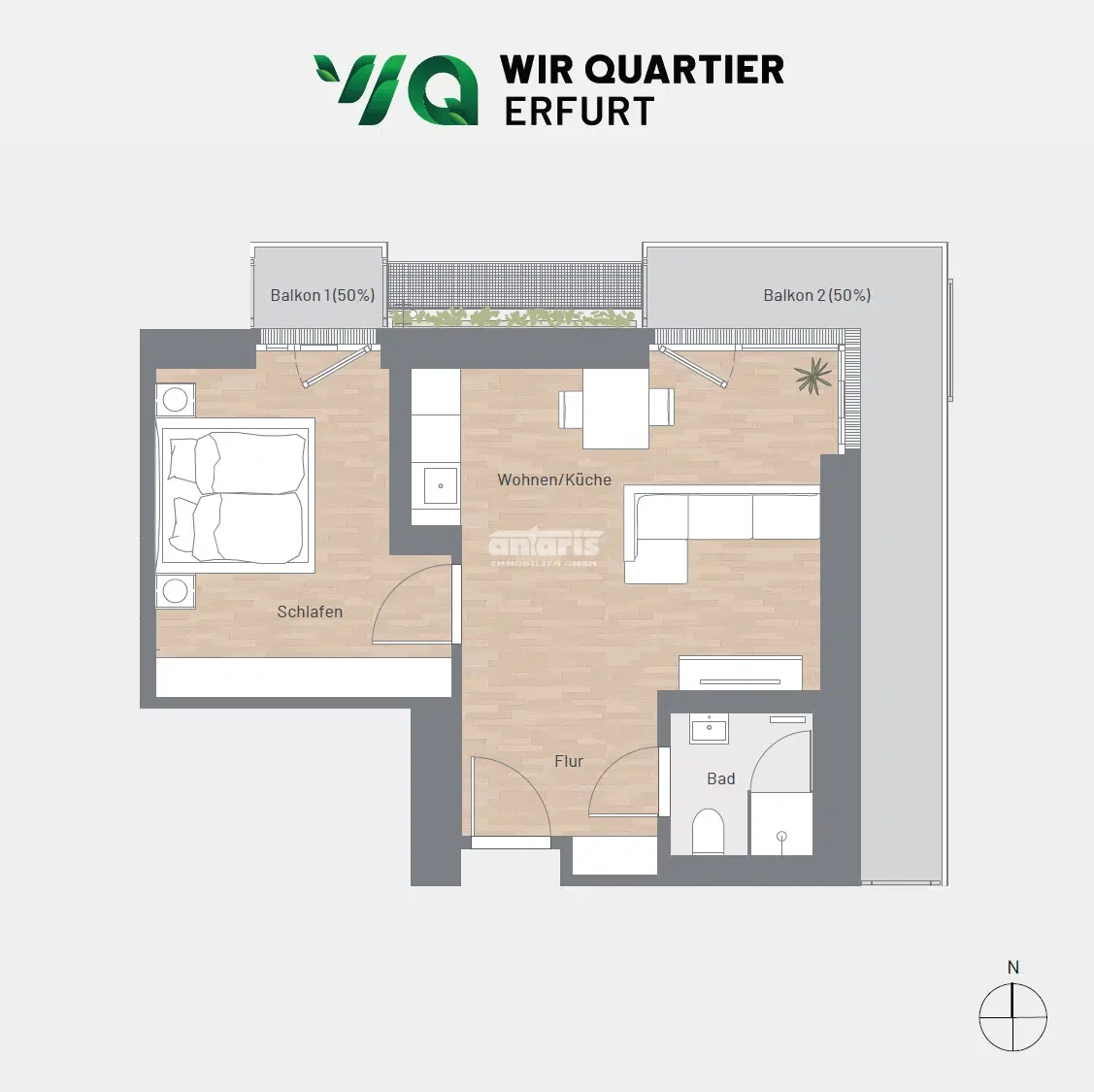Wohnung Juri-Gagarin-Ring in Erfurt
