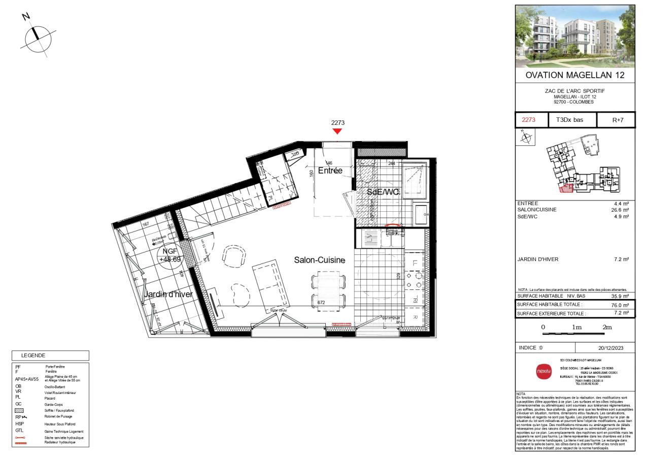 Flat Boulevard de Valmy in Colombes