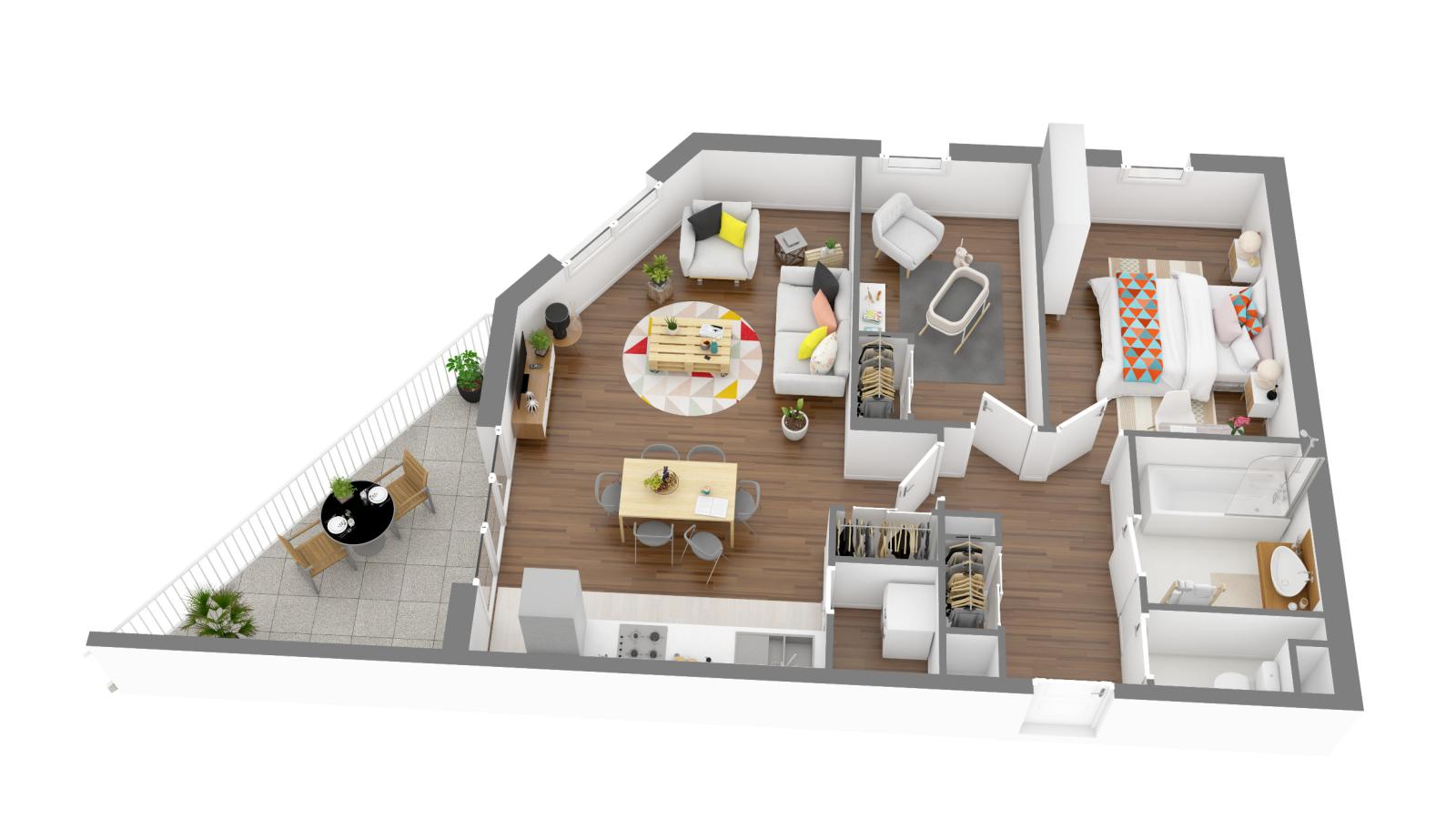 Appartement Rue du Général de Laage à Saint-Barthélemy-d'Anjou