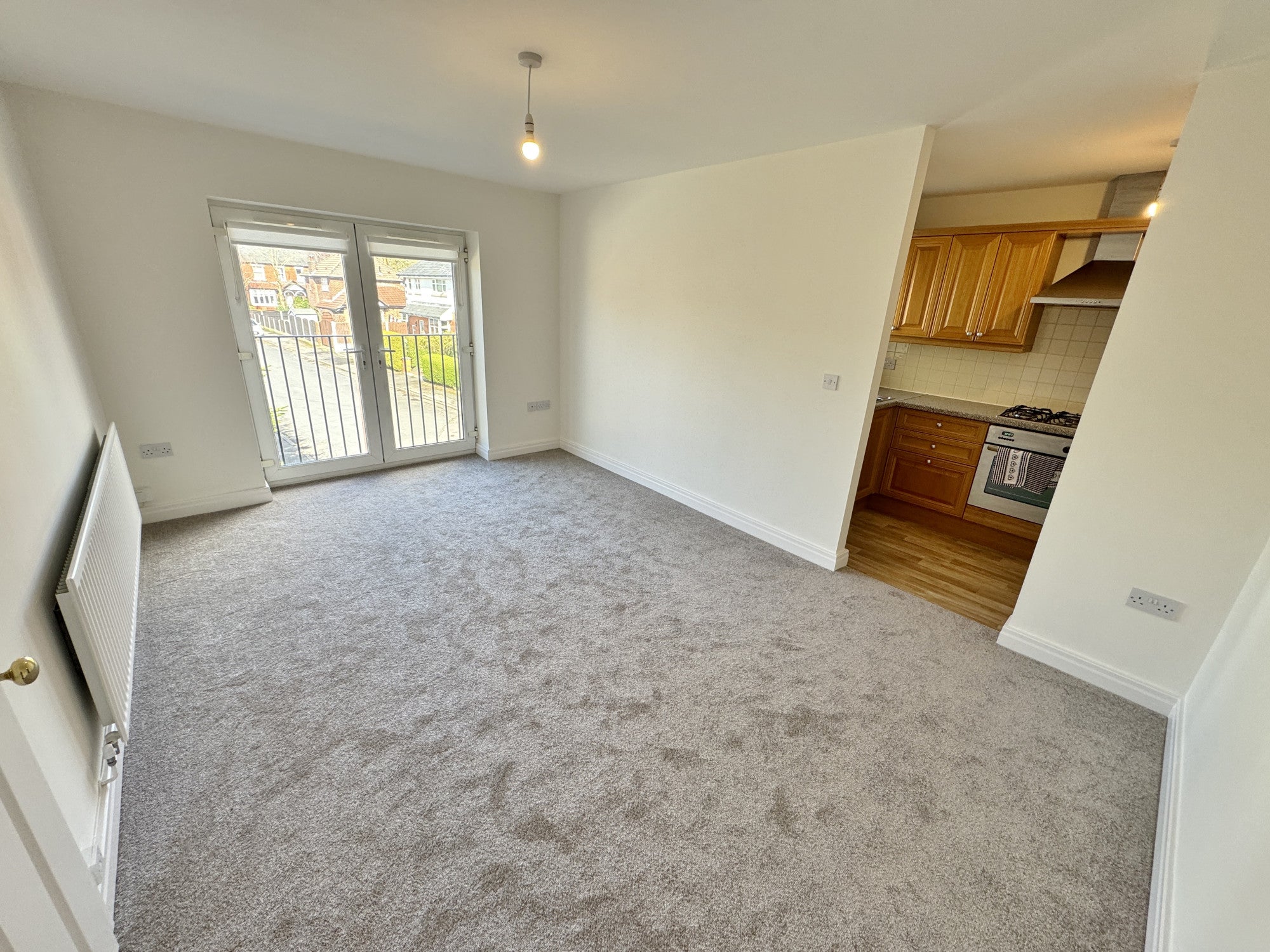 Flat Lawrence Road in South Ribble