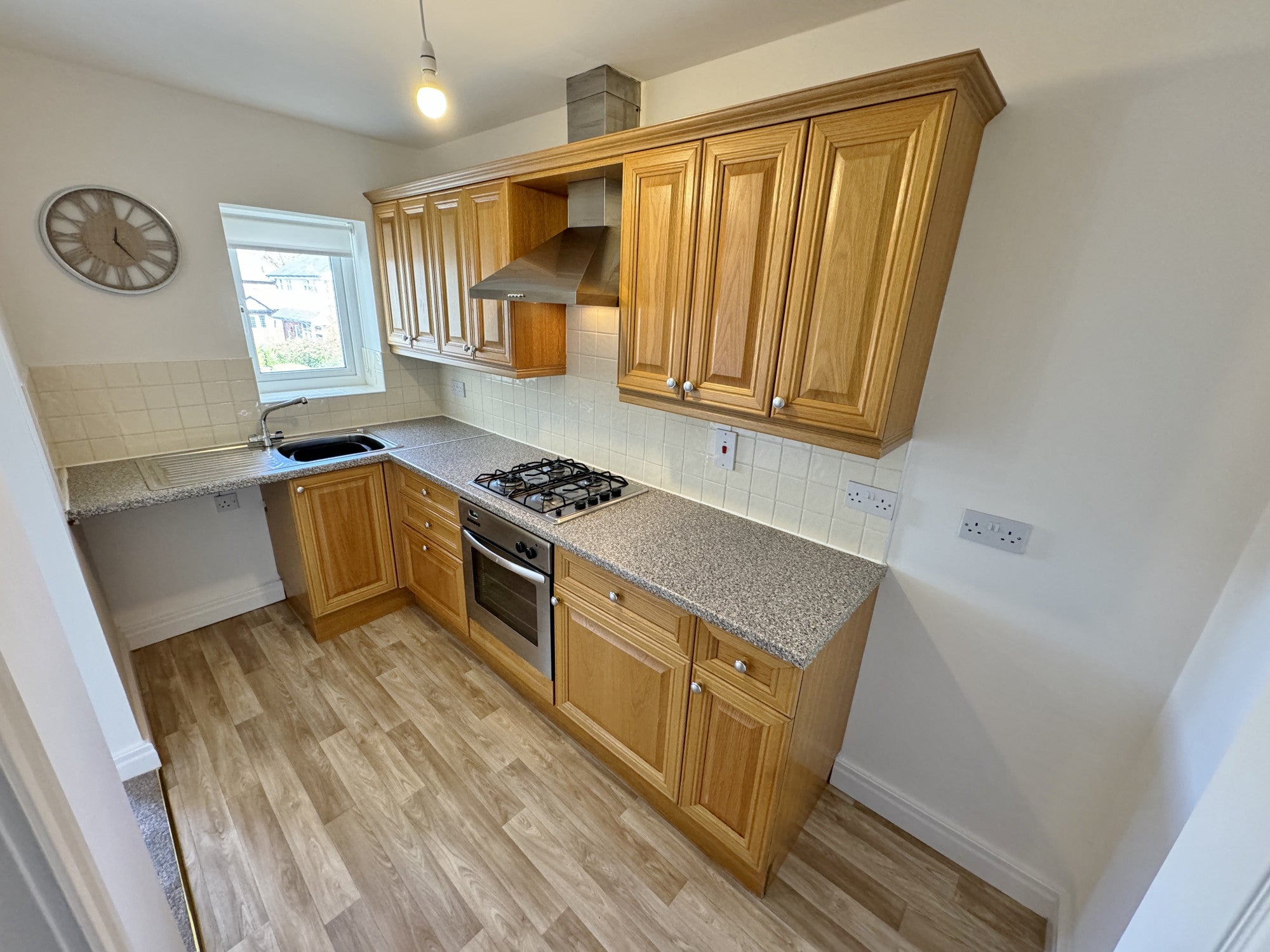 Flat Lawrence Road in South Ribble
