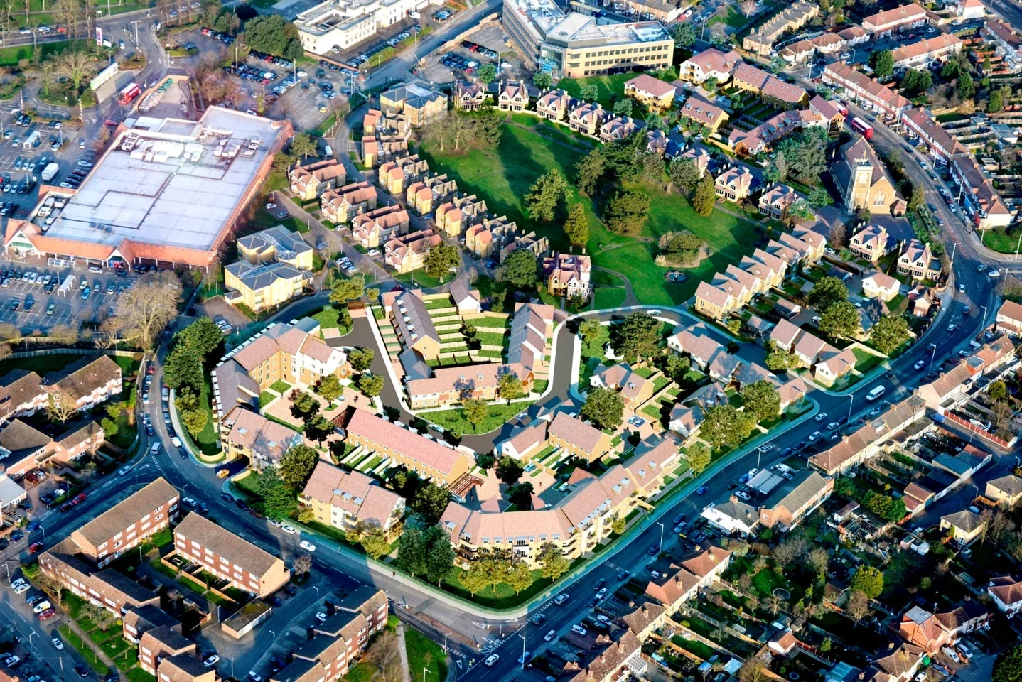 Flat Village Way in Greater London