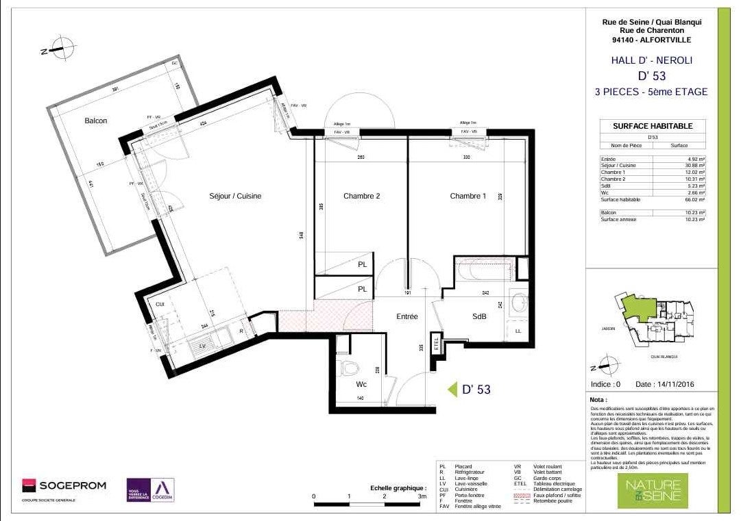 Appartement Quai Blanqui à Alfortville