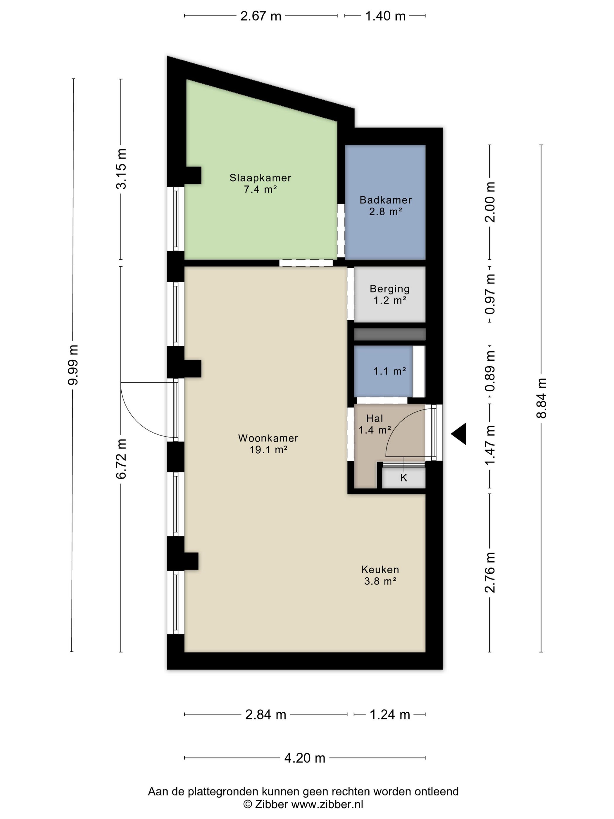 Appartement Kromme Jak 16