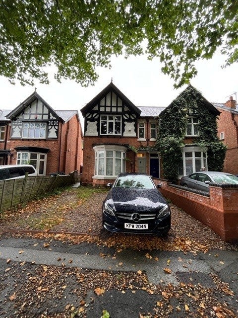 House Arden Road in Birmingham