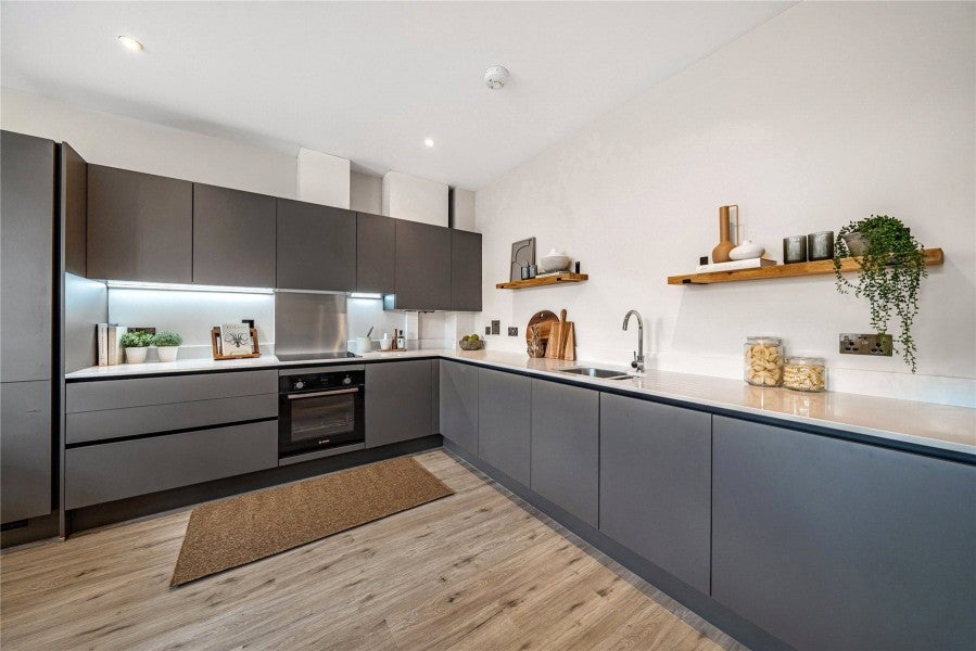 Flat Woodham Lane in Borough of Runnymede