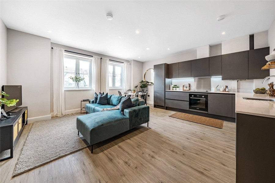 Flat Woodham Lane in Borough of Runnymede