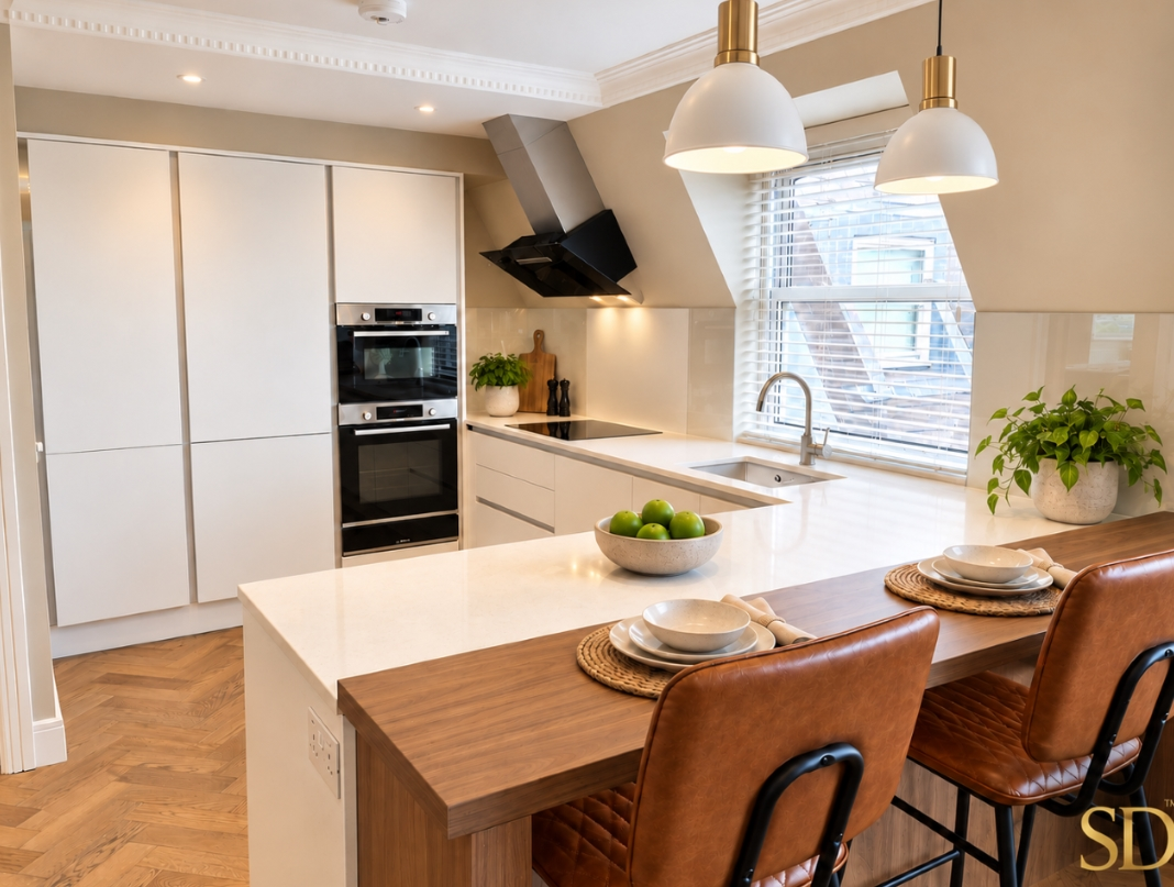 Flat Boydell Court in Greater London