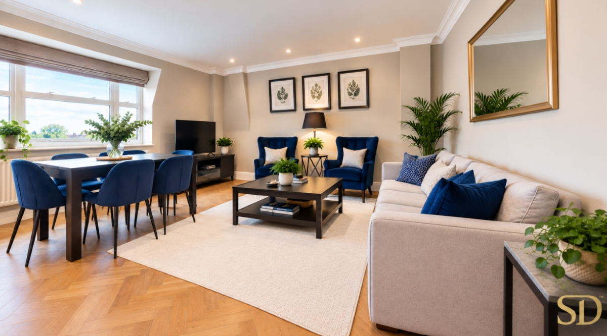 Flat Boydell Court in Greater London