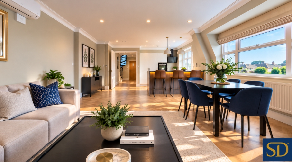 Flat Boydell Court in Greater London