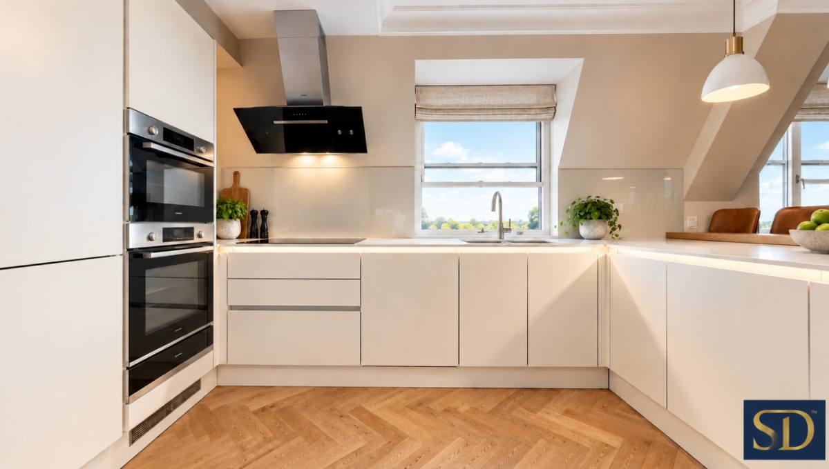 Flat Boydell Court in Greater London