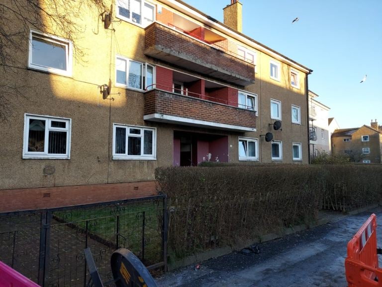 Flat Glenkirk Drive in Glasgow
