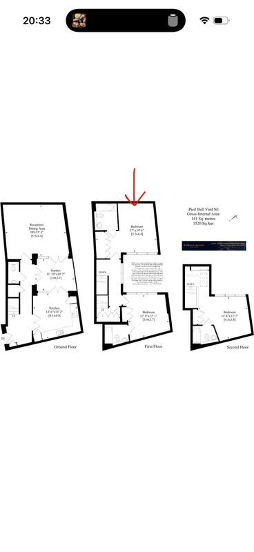 Room Pied Bull Yard in Greater London