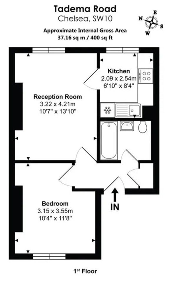 Flat Thorndike Close in Greater London