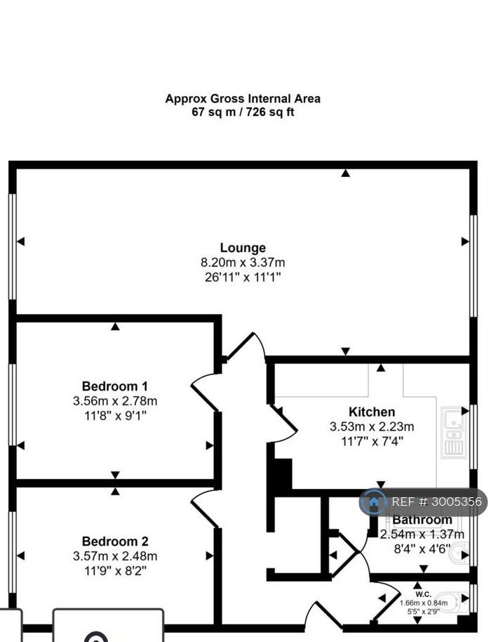 Flat Kimptons Mead in Hertsmere