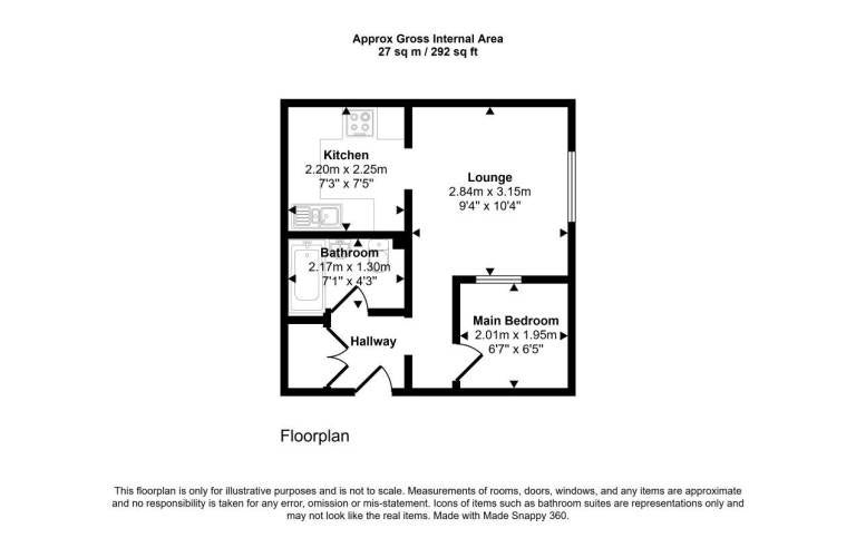 Flat Rushdon Close in Greater London