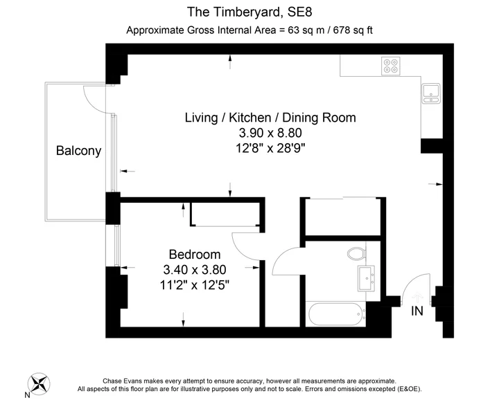 Flat Timberyard Street in Greater London