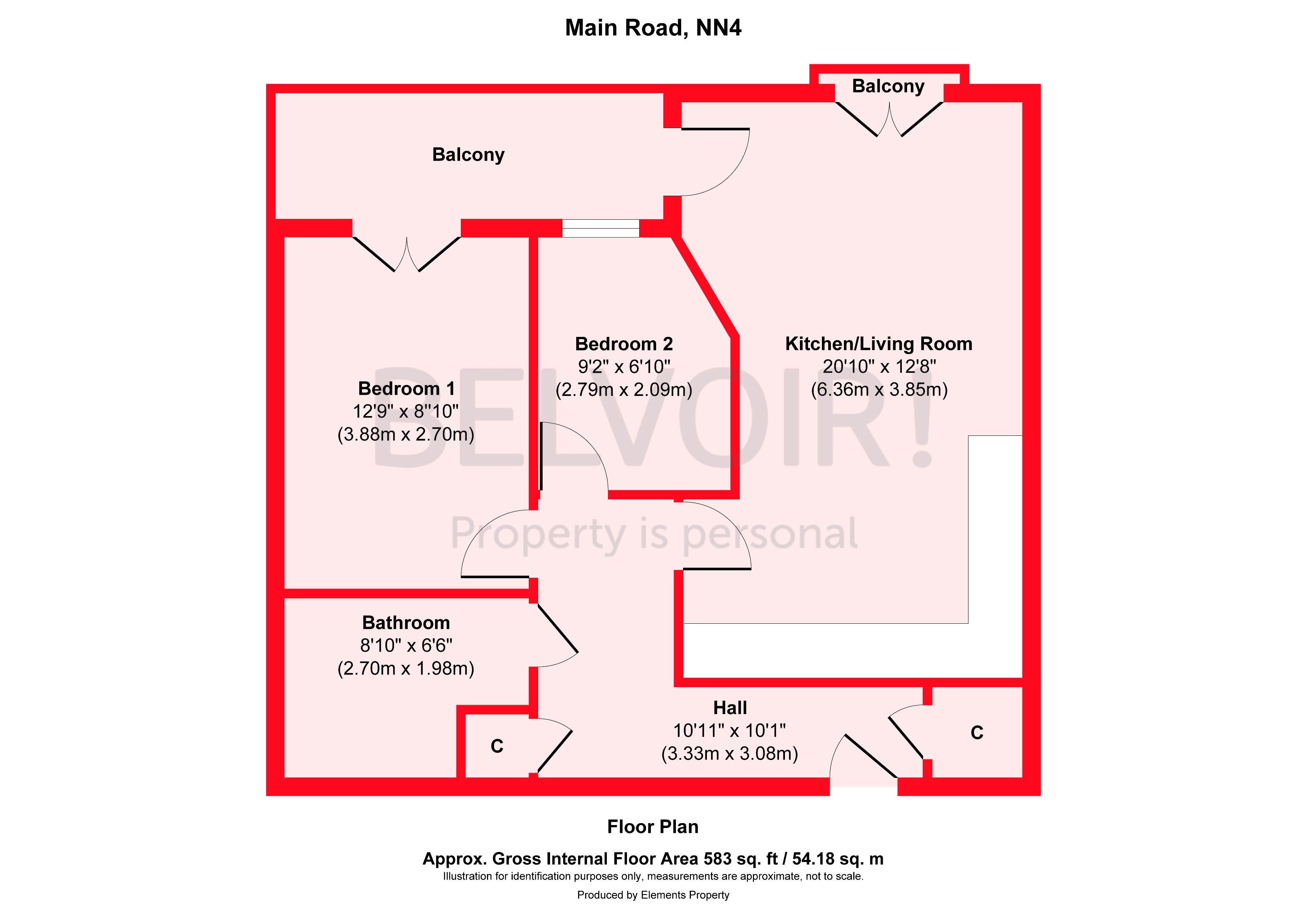 Flat Towcester Road in Far Cotton