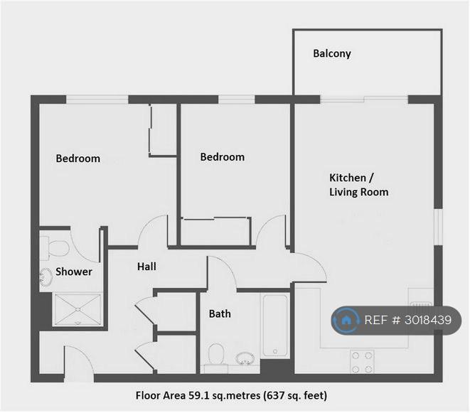 Flat Medhurst Drive in Greater London
