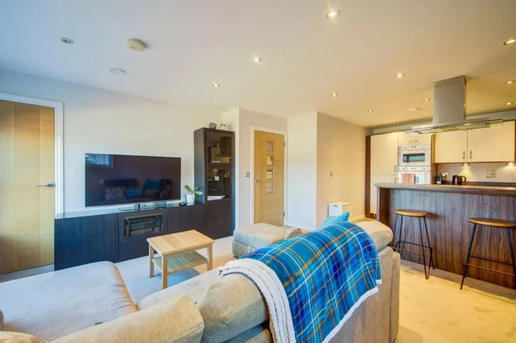 Flat Hatters Lane in City of Edinburgh