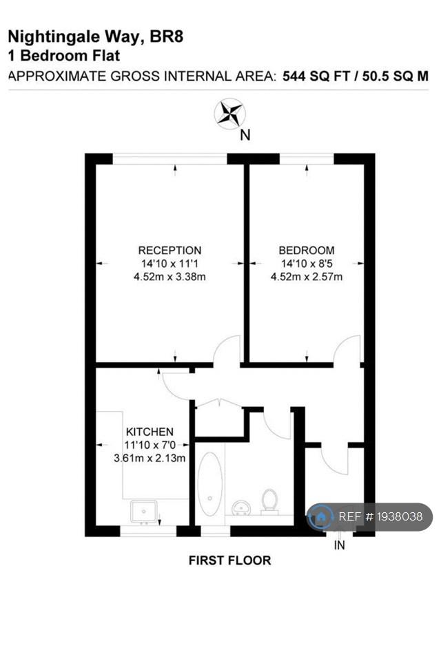 Flat Nightingale Way in Swanley