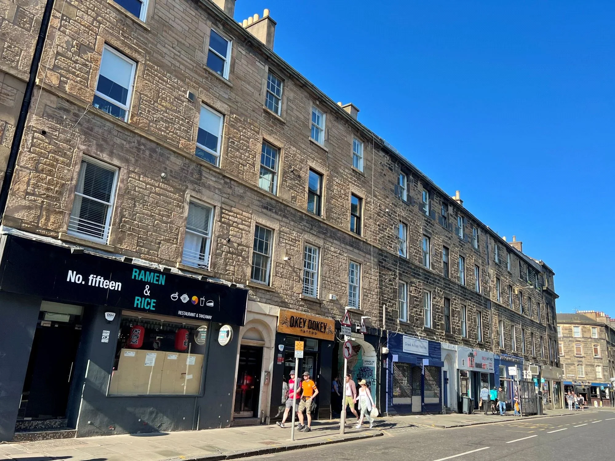 Flat Bread Street in City of Edinburgh