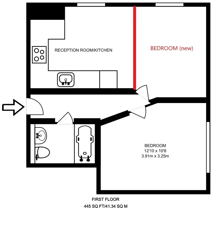 Flat Harrow Street in City of Westminster
