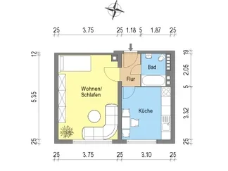 Wohnung Klarenthaler Straße in Wiesbaden