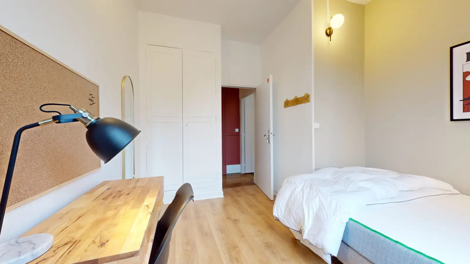 Chambre Avenue Jean Jaurès à Paris