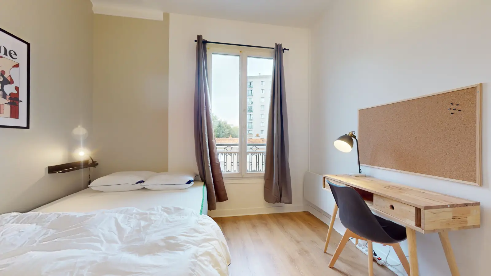 Chambre Avenue Jean Jaurès à Paris