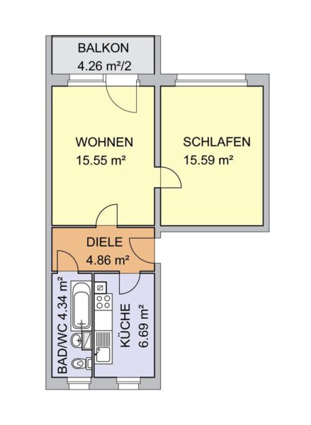 Wohnung Ring der Chemiearbeiter in Sandersdorf-Brehna