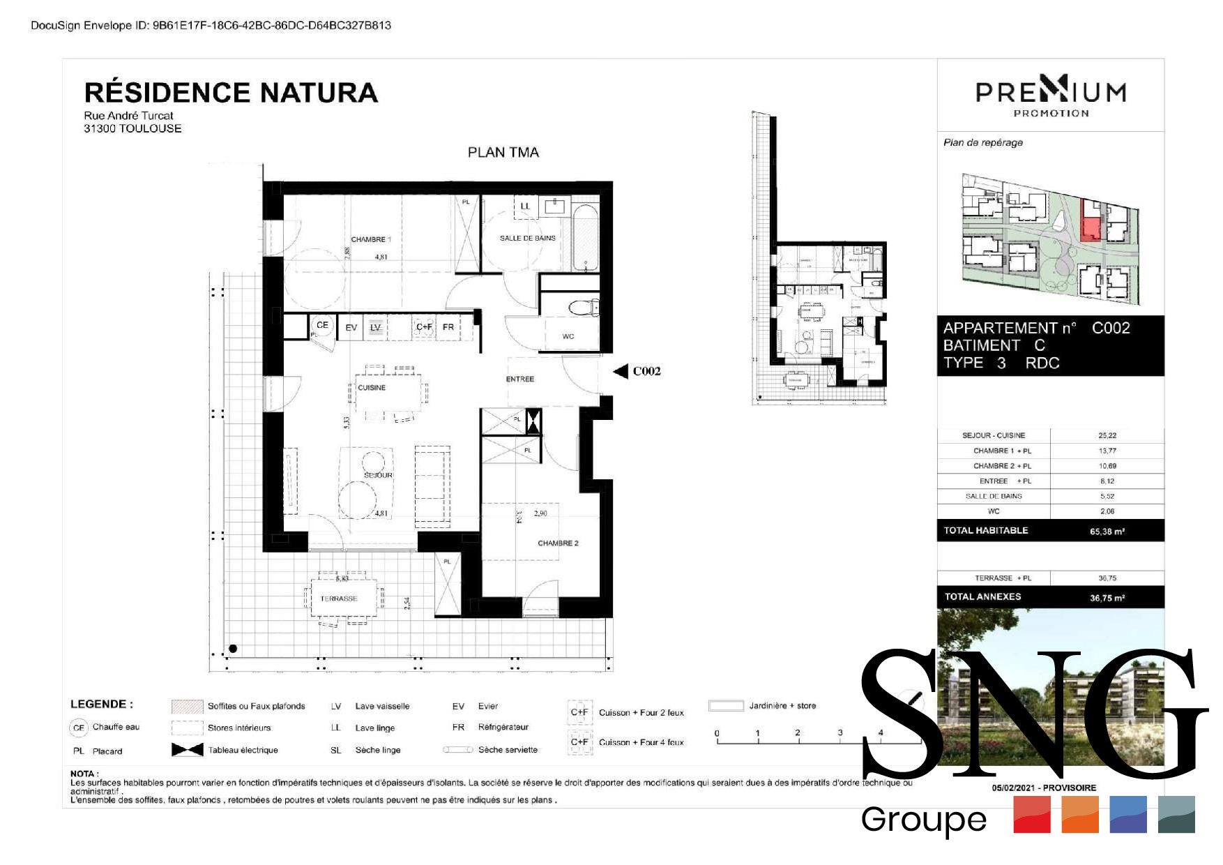 Appartement Rue André Turcat à Toulouse