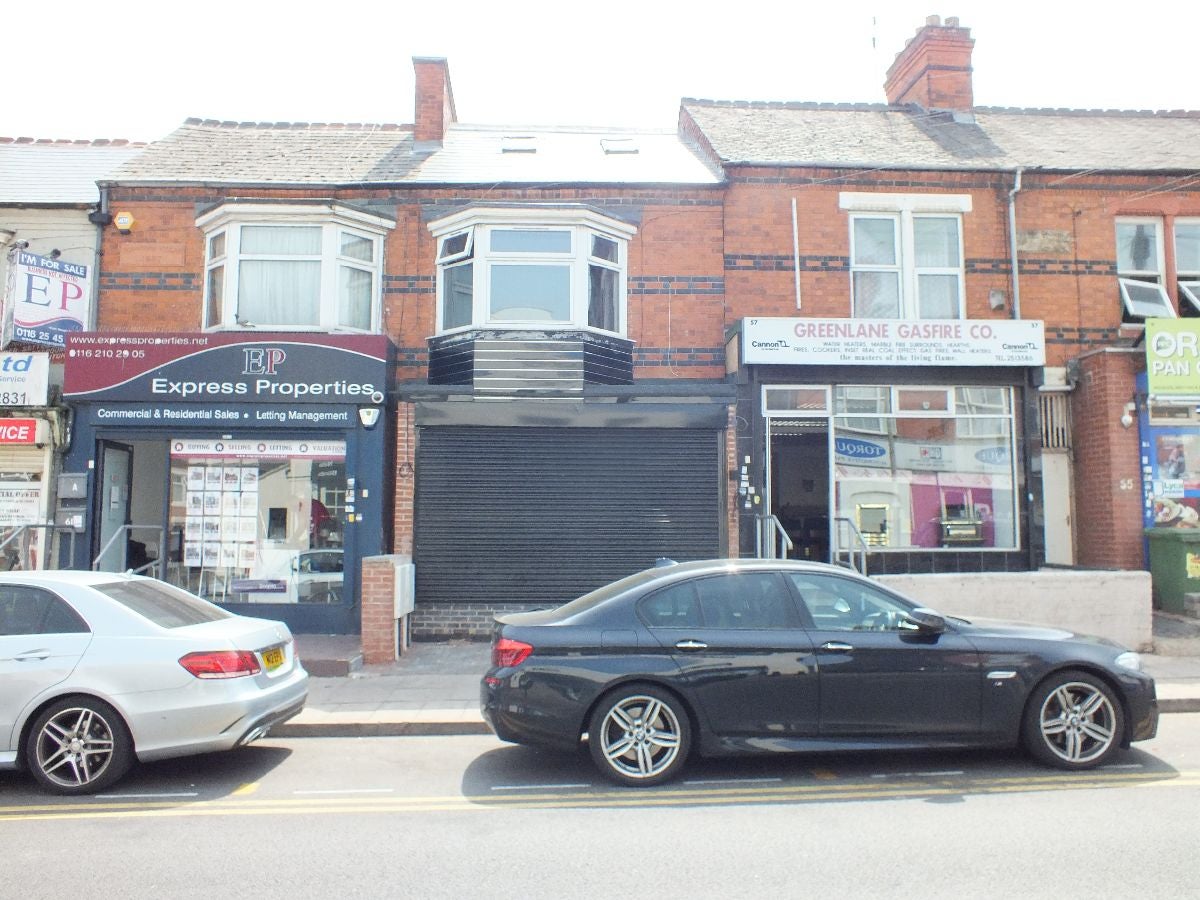 Flat Green Lane Road in Leicester