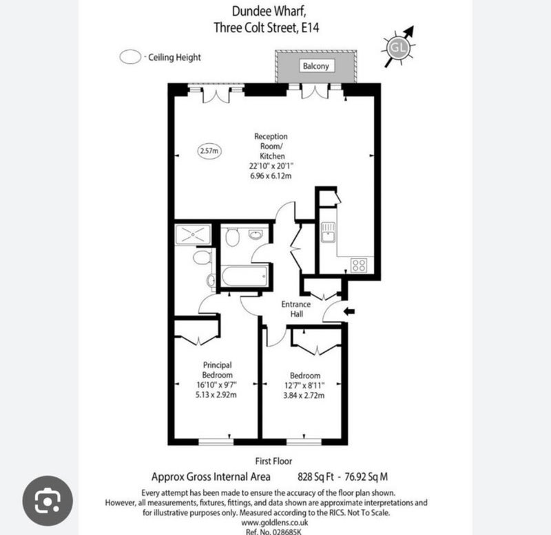 Room Three Colt Street in Greater London