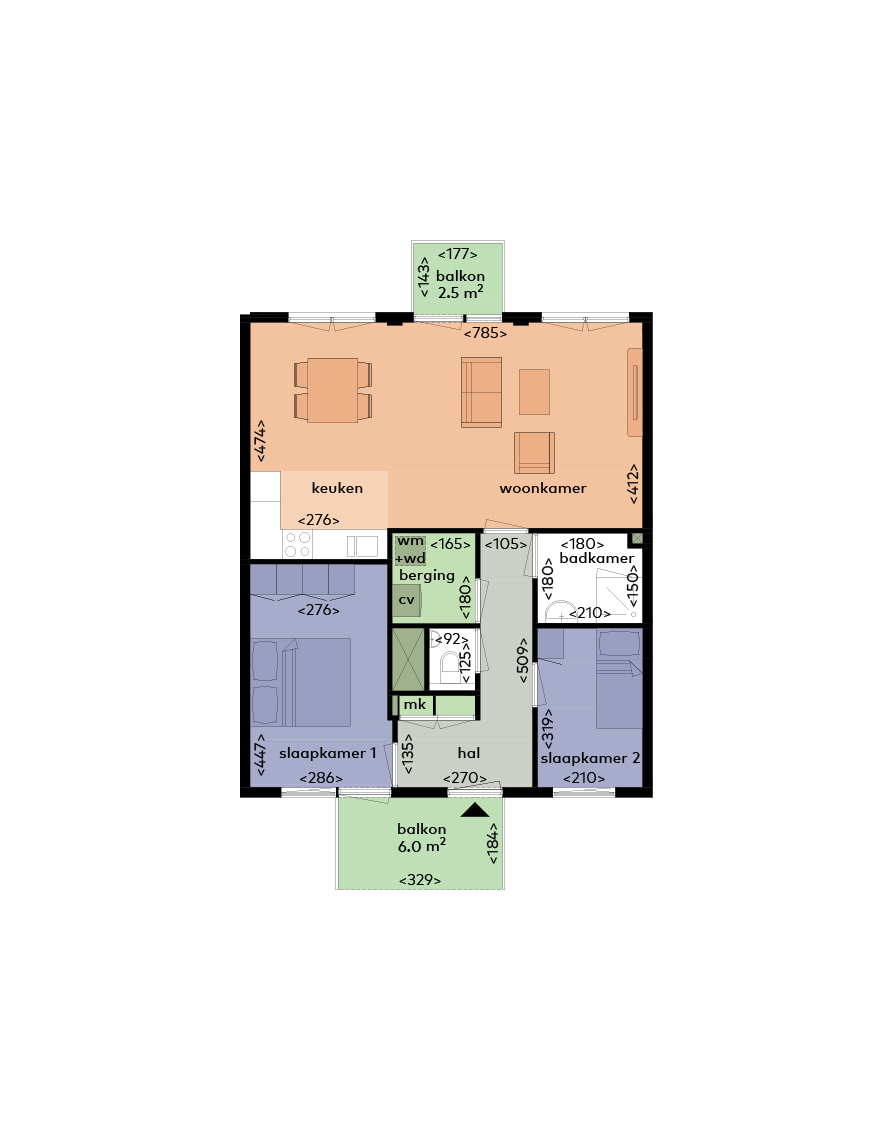 Appartement Brusselplein in Utrecht