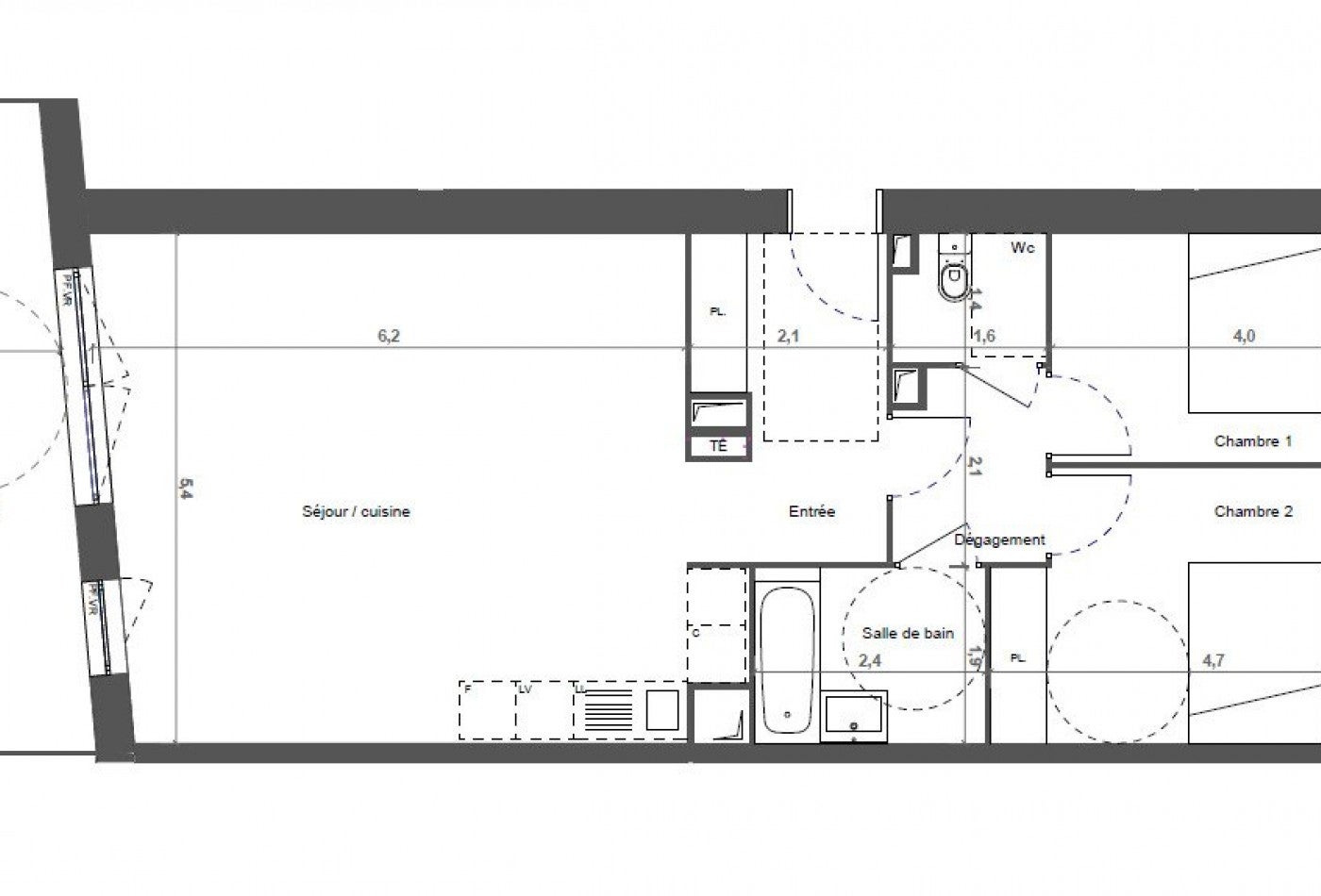 Appartement Rue Irène Joliot-Curie à Montpellier