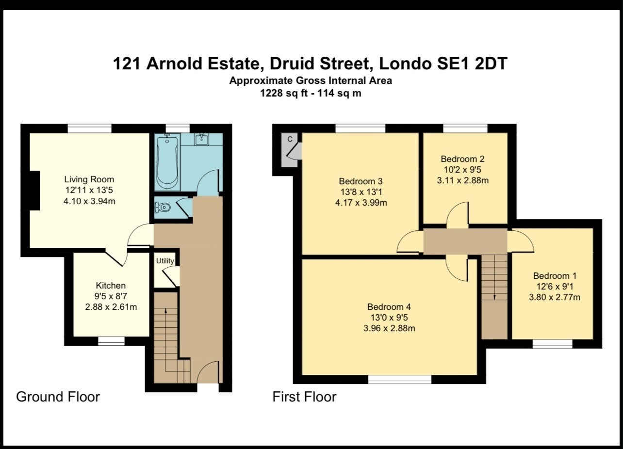 Flat Sweeney Crescent in Greater London
